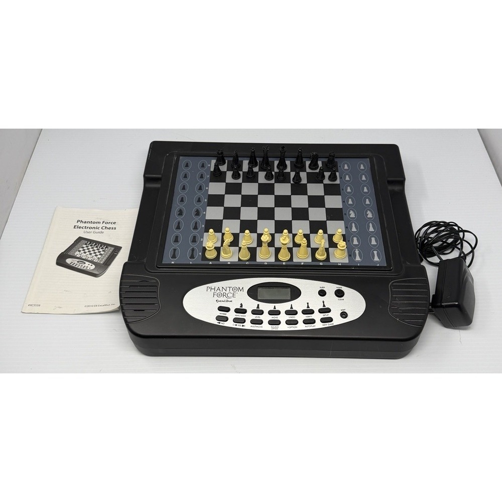 Phantom Force Excalibur Chess Set Electronic Self Moving Pieces FOR REPAIR READ*